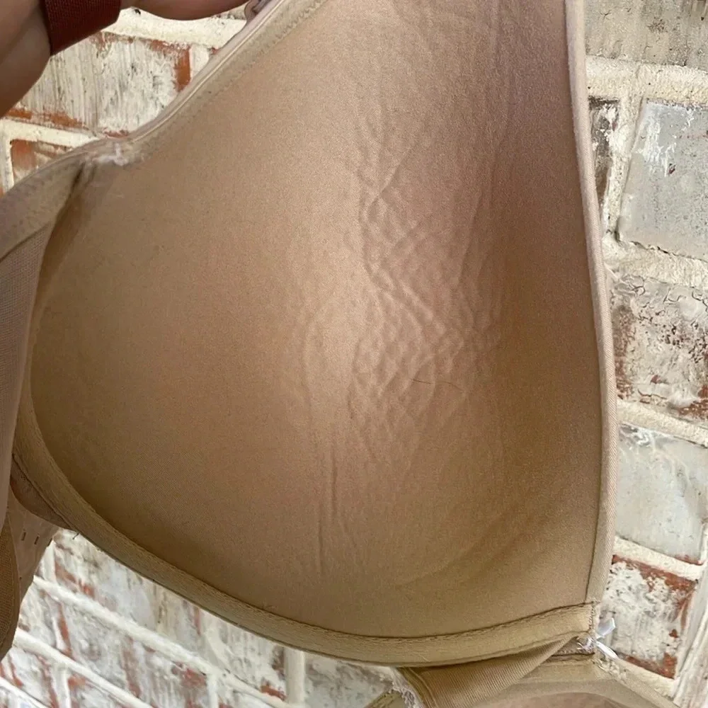 Cacique Tan Lightly Lined Full Coverage Plus Size Underwire Bra - Picture 11 of 11
